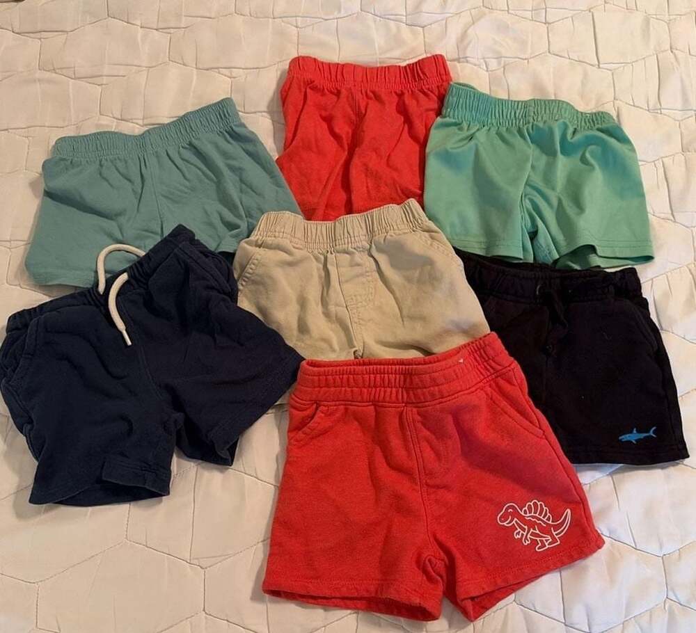 Garanimals & Cat & Jack Toddler Boy Casual Shorts Bundle - 6 Pairs 18-24 months